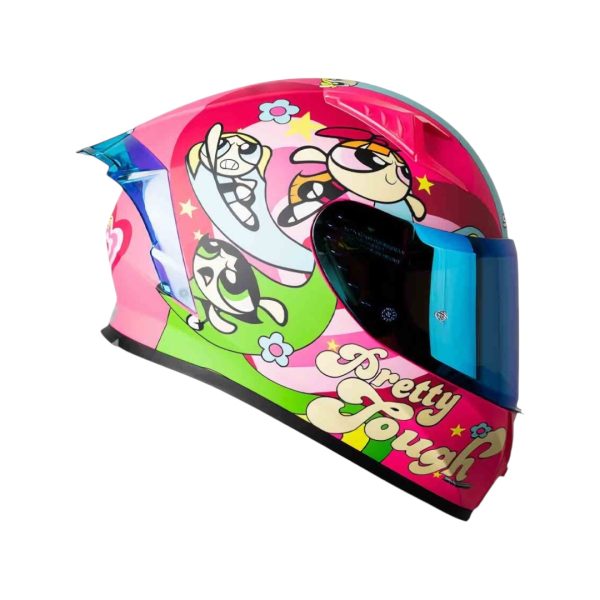 CASCO MOTO SHAFT 526SP EVO BCK2BAC INTEGRAL CARTOON NETWORK         ¡NUEVO EMBARQUE¡ - Imagen 2